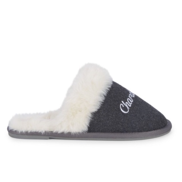 Saks Fifth Avenue Faux Fur Slippers - Picture 3 of 7